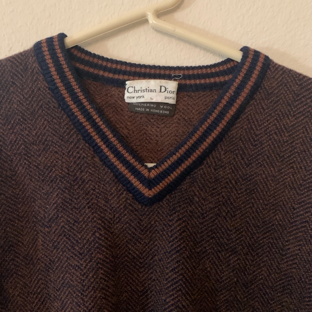 COPY - Authentic Christian Dior Merino Wool Cardigan women’s Large